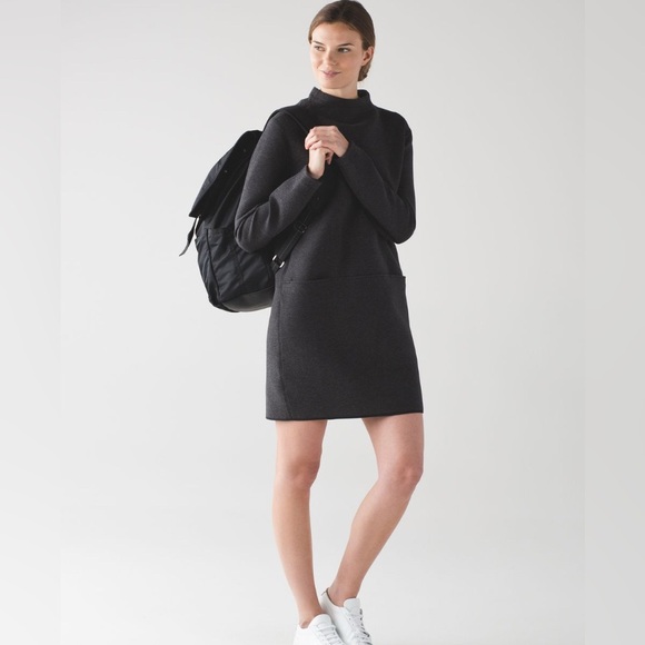 lululemon athletica Dresses & Skirts - Lululemon City Bound Dress 2 pocket sweater dress